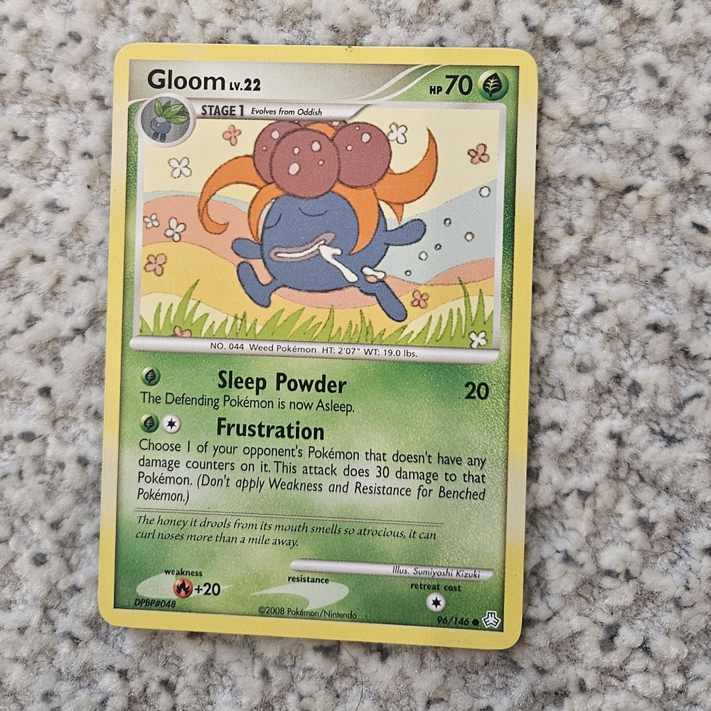 POKEMON TCG Card Gloom Legends Awakened 96/197
